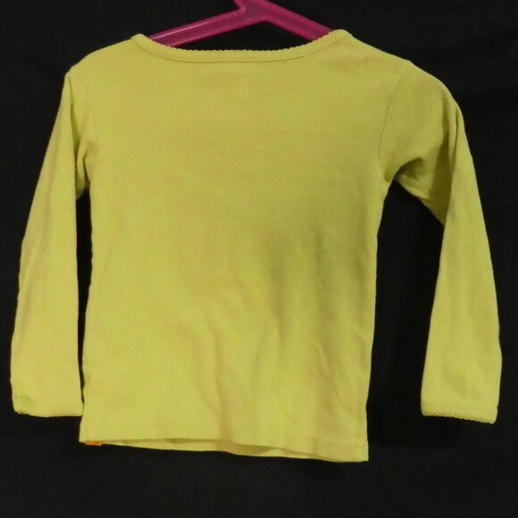 BABY GAP - Toddler | 2 years | Bright Lime Green Long Sleeve Shirt | Bee Front - Picture 2 of 16